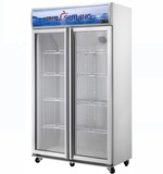 穗凌 LG4-482M2F冰柜商用立式风冷冷藏双门冷柜陈列柜饮料展示柜