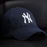 正品NY棒球帽男女韩版鸭舌帽 青少年情侣MLB嘻哈帽夏季出游休闲帽