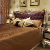 欧式床实木新古典床简约时尚双人床1.5床1.8米布艺公主样板房间床