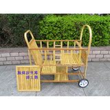纯天然竹制品婴儿手推车可坐可睡多功能婴儿摇床摇篮婴儿手推车