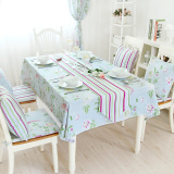 桌布布艺纯色餐桌布套装茶几台布桌旗圆桌椅套欧式简约美式可定制