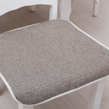 四季亚麻椅垫高档餐桌布艺椅子垫坐垫子防滑凳子垫沙发垫简约现代