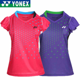 正品YONEX尤尼克斯YY羽毛球服夏季女款速干圆领短袖CS2142运动服