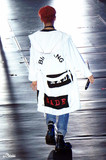 BIGBANG权志龙GD同款刺绣贴牌字母长袖情侣装防晒衣风衣长款外套