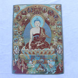 精美西藏佛像 尼泊尔唐卡画像织锦绣丝绸绣 释迦摩尼唐卡刺绣