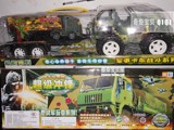 野战部队速灵装甲车吉普火箭车军事玩具导弹车模型野战军车638