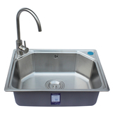 普乐美 FS720 不锈钢水槽 小单槽 洗菜盘 原名JS205 适用小户型