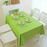 酒店圆桌桌布餐厅饭店台布纯色正方形茶几桌布布艺会议桌布