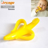 香蕉造型婴儿牙胶牙刷 banana磨牙棒 0-2岁宝宝健齿固齿磨牙咬胶