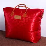 棉被包装大红色结婚庆被子手提包特大号防尘收纳袋装被子的袋子