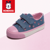 Bobdog童鞋女童夏季帆布鞋儿童小布鞋低帮韩版单鞋牛仔布学生鞋子