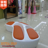 重庆儒雅新品设计师家具大型玻璃钢异形沙发座椅公共场合休息长凳