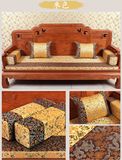 定做中国风高档红木家具刺绣沙发皇宫椅坐垫罗汉床加厚可拆洗布套