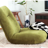 折叠懒人沙发飘窗椅榻榻米卧室地板座椅日式简约现代单人布艺沙发