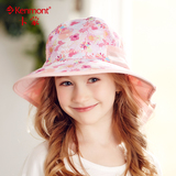 儿童6-9岁帽子夏天防晒防紫外线太阳帽印花盆帽女童小孩遮阳帽