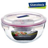 韩国进口GLASSLOCK三光云彩钢化玻璃保鲜盒沙拉碗密封碗水果盘