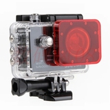 新款山狗SJ5000 SJ5000+海底潜水红色滤镜 减光镜滤镜 CPL镜