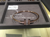香港专柜代购 Tiffany T系列 18K金镶钻石 手镯 附小票正品