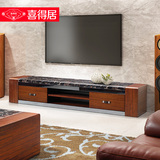 家具简约现代新中式大小户型客厅大理石台面电视柜墙柜卧室地柜子