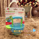 现货～美国NUK FreshFoods 宝宝食物手动研磨碗 辅食必备 无BPA