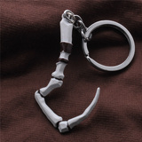 DOTA2刀塔联盟游戏周边 屠夫不朽龙钩龙爪弯钩武器模型钥匙扣挂件