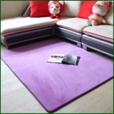 厅茶几沙发地毯卧室房间床边毯瑜伽地垫定制加厚纯色法兰绒地毯客