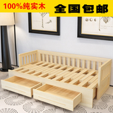 新款实木沙发床小户型可折叠坐卧两用书房客厅沙发床1.5米1.8米