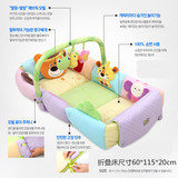 包邮韩国婴儿床多功能儿童床游戏垫床中床便携式床折叠床纯棉软床