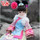正品中国娃娃9091中国公主系列古装民族服饰明珠小格格关节体包邮