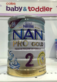 澳洲直邮代购 Nestle雀巢NAN能恩金盾pro gold2段奶粉 二罐包邮