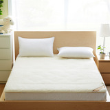 正品罗莱100%澳洲纯羊毛床垫加厚床褥床护垫单双人学生床垫包邮