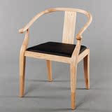 霍客森 太师椅/新古典围椅/榫卯结构 皮质坐垫 仿古实木椅子 具体