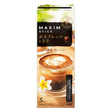 日本AGF MAXIM 速溶冲饮 浓缩香草拿铁咖啡 4本