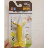 【日本代购】正品KJC婴儿香蕉型宝宝牙胶/离乳用磨牙棒3个月以上
