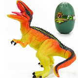 儿童益智恐龙蛋 暴龙拼装仿真玩具动物模型积木恐龙蛋4D立体拼插