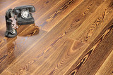 安心地板AX0168 安心实木复合地板 白蜡木 地暖炭化地板