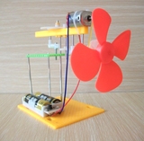 小制作 小发明 摇头电风扇 自制风扇 DIY物理实验益智玩具模型