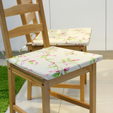 全棉日式布艺坐垫海绵椅垫榻榻米座垫正方形可拆洗透气卡其叶椅垫