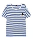 2016美特斯邦威代购男式T恤迪士尼条纹短袖T（李易峰款） 226370