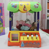 迷你儿童抓娃娃机器 创意可爱圣诞节礼物实用夹公仔机扭蛋机抓物