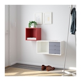宜家代购 IKEA瓦里 壁柜, 白色, 红色 客厅厨房卧室储物吊柜