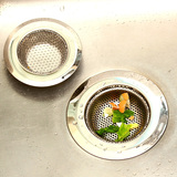 厨房清洁 不锈钢水槽过滤网/地漏 水池洗菜盆 防下水口堵塞滤网