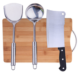 阳江全套厨房菜刀刀具套装厨具 不锈钢切片切丝菜刀菜板砧板套装