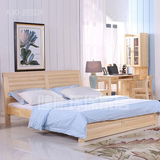 香柏年松木家具 A30圆弧床 双人床 箱式床 正品保证