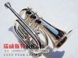 台湾产 高端打造 镀纯银手掌号乐器 降B调 袖珍小号 儿童乐器