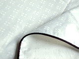 外贸原单60纱贡缎纯棉双人床单、被套2*2.3和2.2*2.4 枕套*纯白