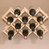 创意折叠酒架红酒木架 葡萄酒架红酒展示架批发实木红酒架定制