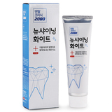韩国进口牙膏正品爱敬2080亮白牙膏  强效美白抗菌 泡沫丰富120G