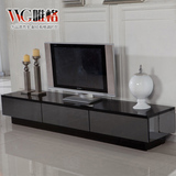 VVG家具高档时尚简约钢化玻璃 电视柜 口品质镜面地柜 五包到家