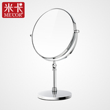 米卡化妆镜6到8英寸欧式放大双面台式镜可爱公主梳妆镜家居镜子